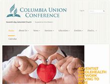 Tablet Screenshot of columbiaunion.org
